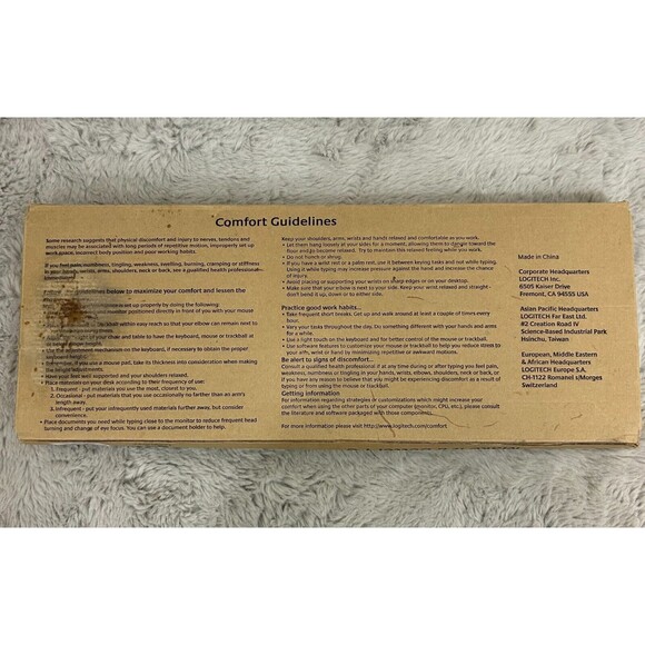 LOGITECH Y-UT76 Deluxe 250 USB Wired Desktop Keyboard - Black - New in O… - Picture 7 of 8